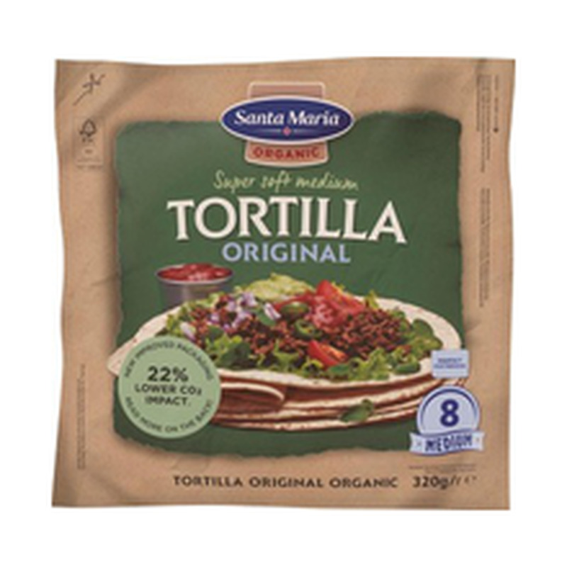 Santa Maria Tortilla Organic Original Medium, 320 g