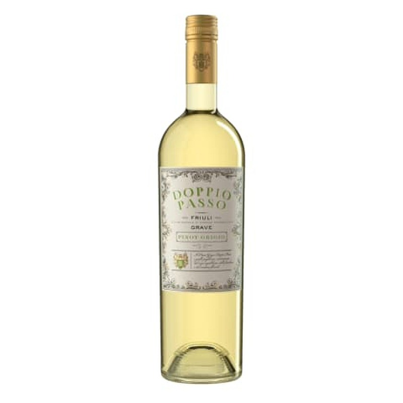 Kaitstud päritolunimetusega vein Doppio Passo Pinot Grigio 12,5%vol 0,75l