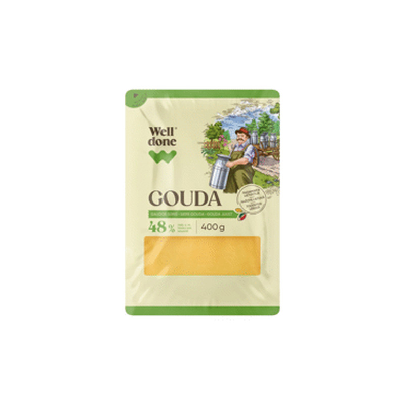 Juust Gouda WELL DONE viilutatud, 400g