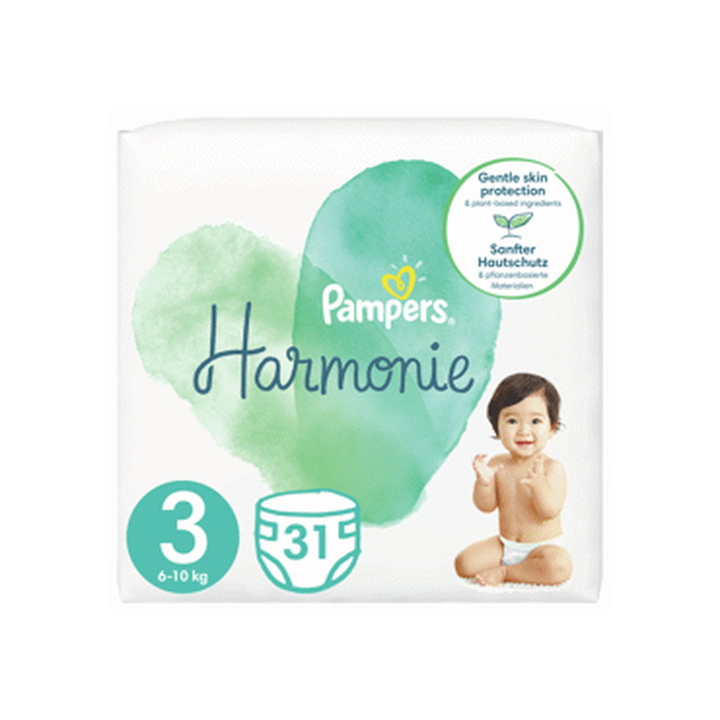 Mähkmed PAMPERS Harmonie S3 6-10kg,31tk