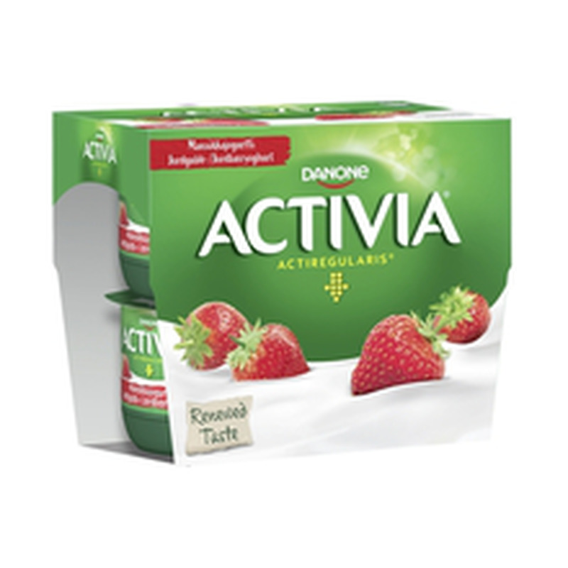 ACTIVIA maasikajogurt 4X125g