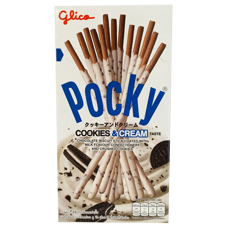 Küpsisepulgad kreemi ja küpsisepuruga, POCKY, 45 g