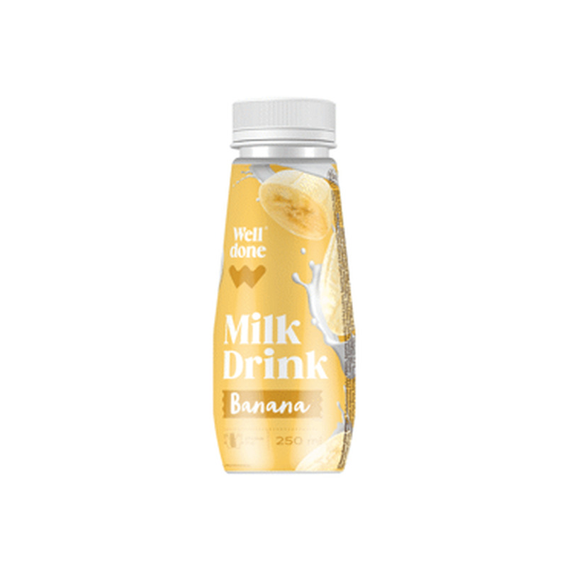 Piimajook WELL DONE banaan, 250ml