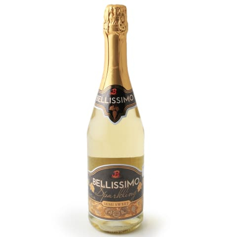 Gaseeritud puuviljavahuvein Bellissimo Sparkling Semi Sweet 0,75l