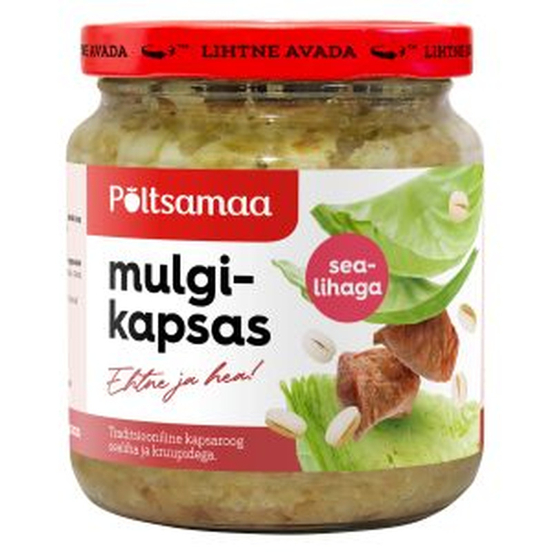 Põltsamaa Mulgikapsas sealihaga 520g