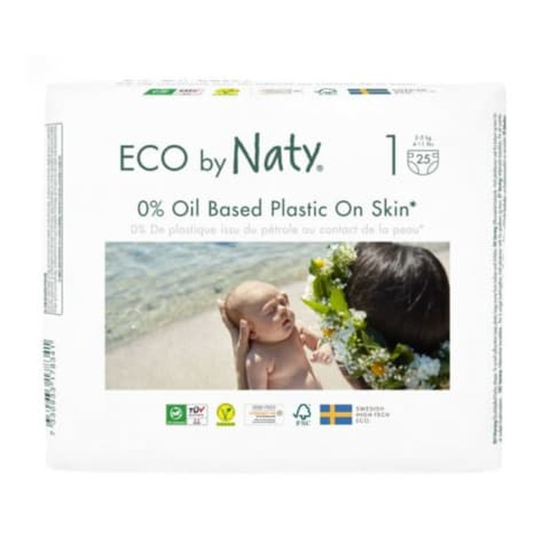 Mähkmed Eco by Naty S1 2-5 kg 25tk