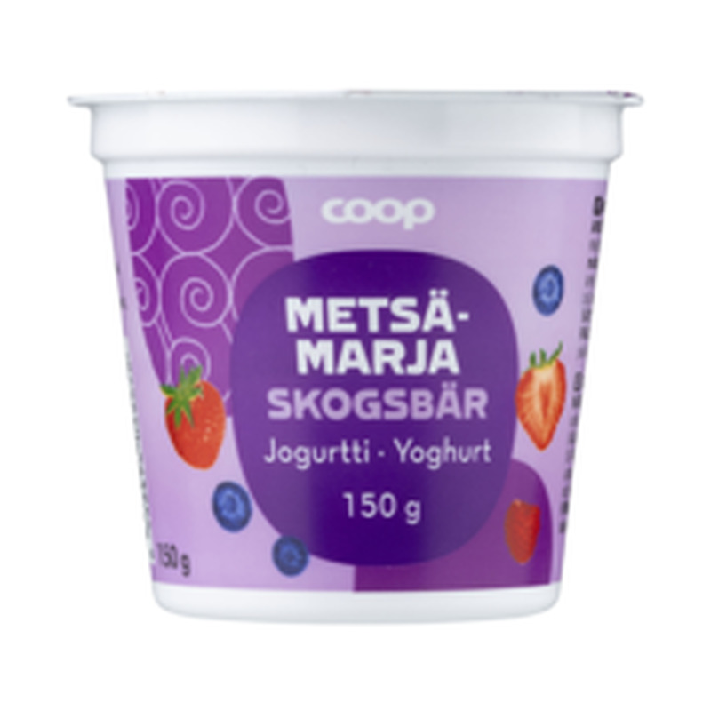 Coop metsamarjajogurt 150 g