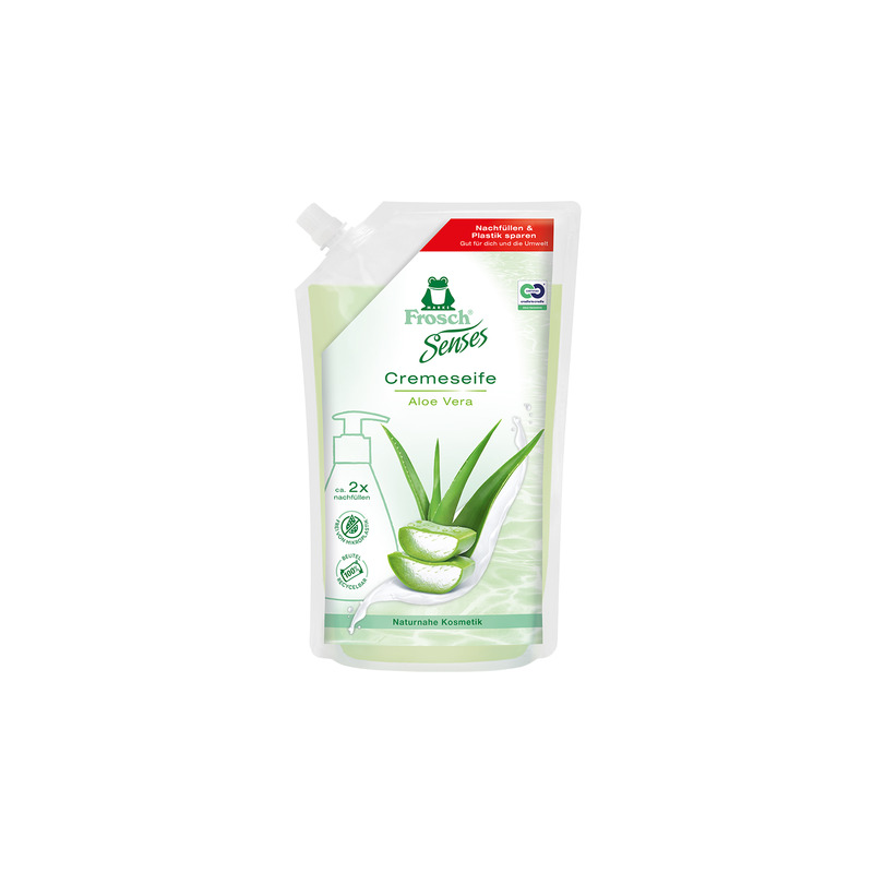 KAST 6 tk! Frosch vedelseep aloe vera täide 500 ml