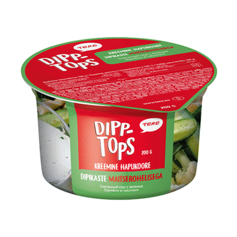 Dipikaste TERE Dipp-tops maitseroh.,200g