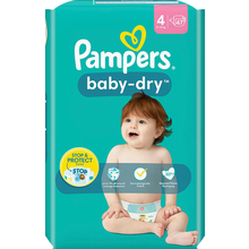 Pampers baby dry 4 47/9-14kg vp