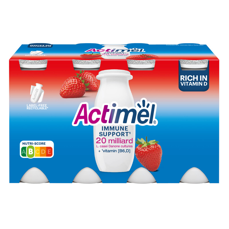 Jogurtijook maasika, ACTIMEL, 8 x 100 g