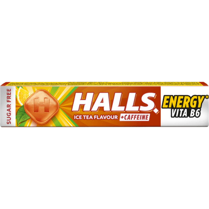 Pastillid Halls Lemon Ice Tea magusainetega 32g