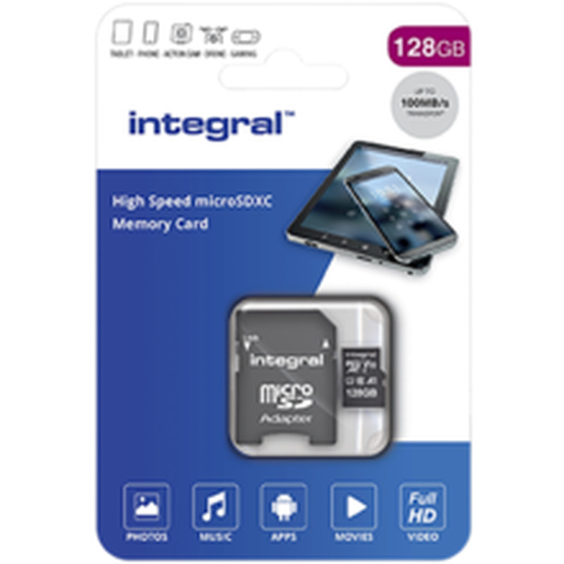 Mälukaart Integraal microSDXC 128GB