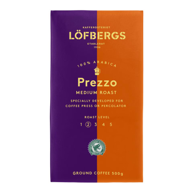 Kohv jahvatatud presskannu Lofbergs Prezzo 500g