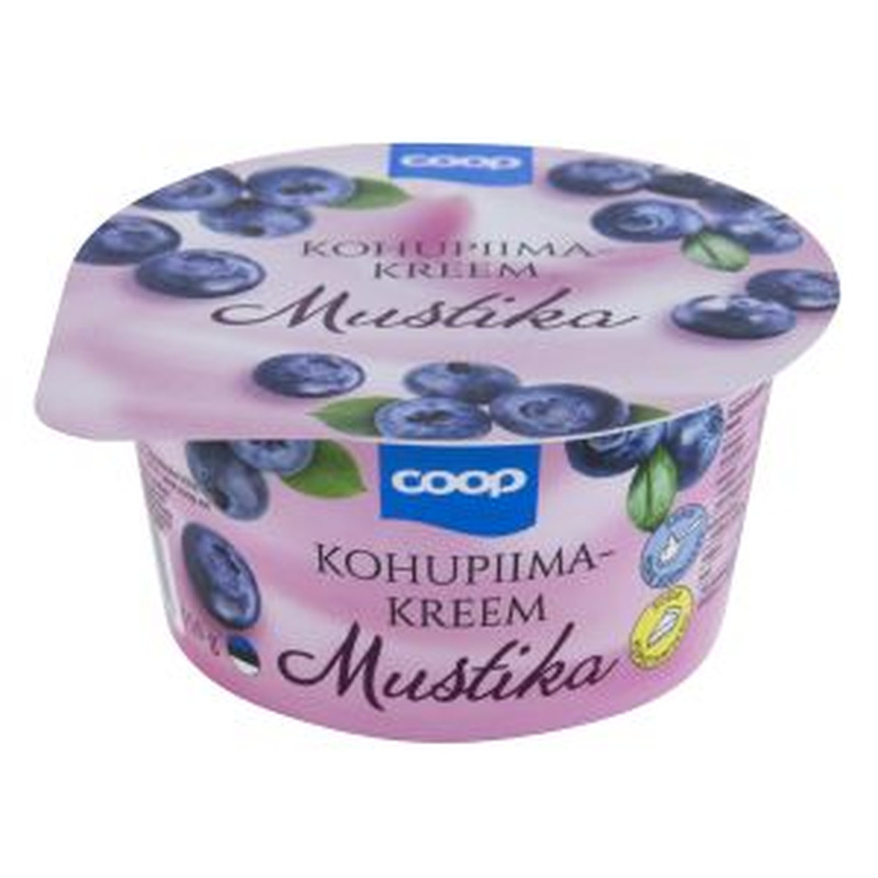 Coop kohupiimakreem mustika 150g