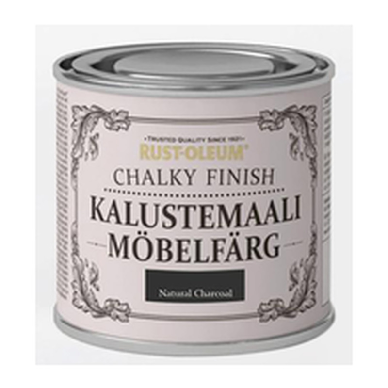 Chalky Finish veepõhine mööblivärv, tugeva pigmendiga söevärv, 125 ml,lõhnatu