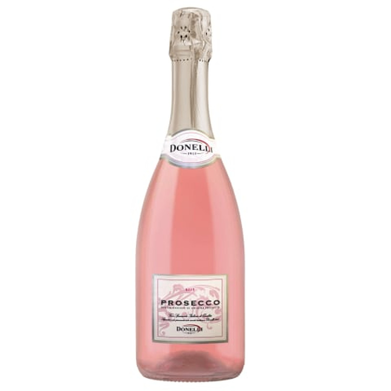 Kaitstud päritolunimetusega vahuvein Donelli Prosecco Rose 11,5%vol 0,75l