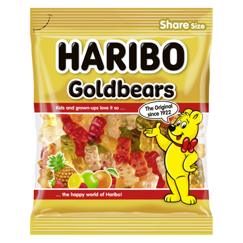 Kummikommid Haribo Goldbears 175g