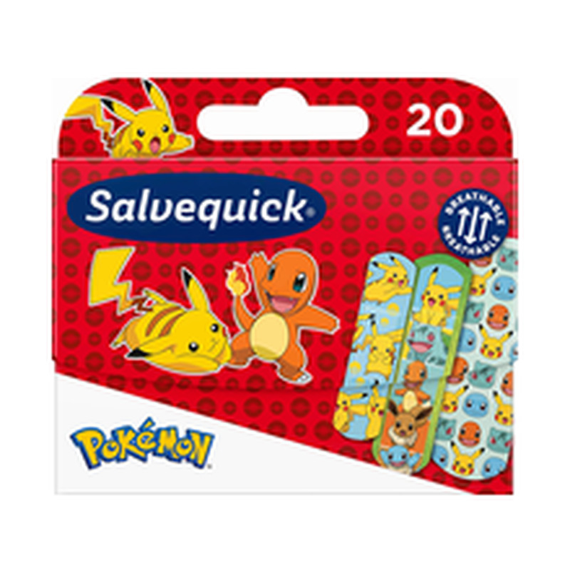 Salvequick pokemon plaastrid 20tk