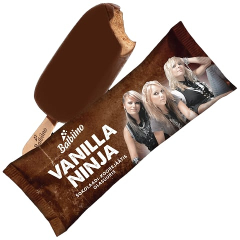 Jäätis Šokolaadi šokolaadi glasuuriga Vanilla Ninja 80g