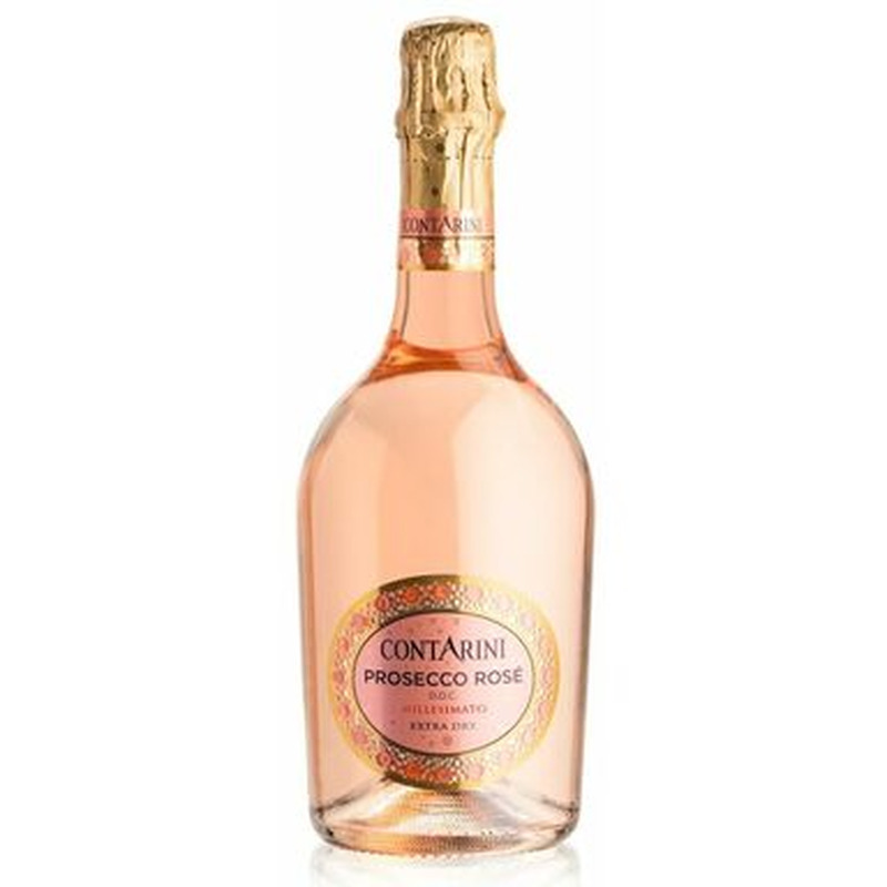 CONTARINI Prosecco Rose Millesimato Extra Dry11%75cl (roosa)