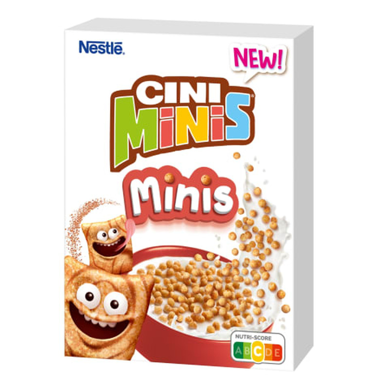 Hommikueine kaneelimaitselised teraviljapallid vitamiinide ja rauaga Cini Minis Minis 300g