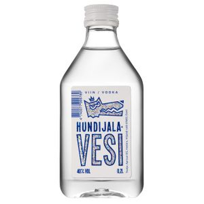 Hundijalavesi viin 40% vol 0.2L