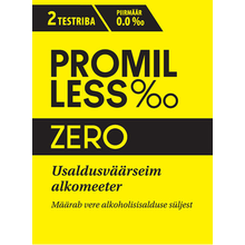 Promilless zero usaldusväärseim alkomeeter