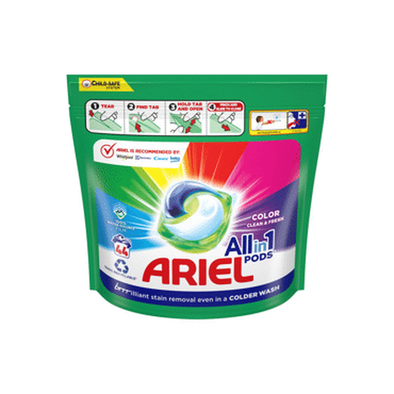 Pesukapslid ARIEL Color 44tk