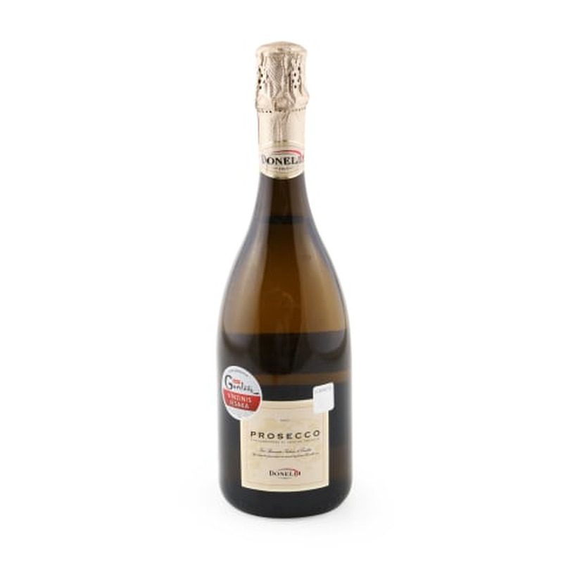 Kaitstud päritolunimetusega vahuvein Donelli Prosecco Brut 11,5%vol 0,75l