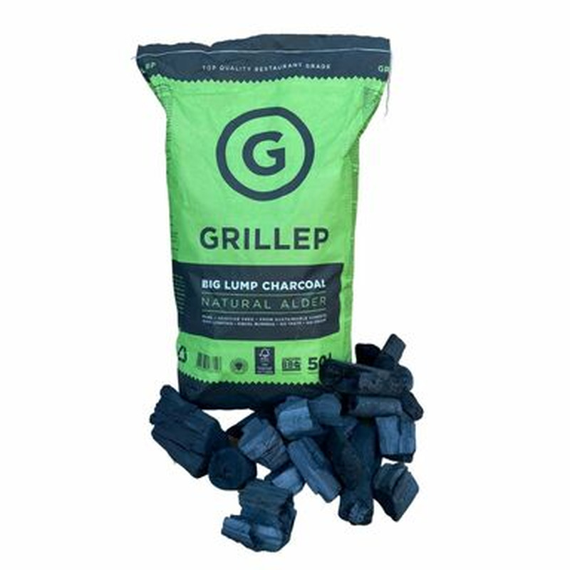 Grillsüsi premium suuretükiline (lepp) 50 l kott, GRILLEP, 50L