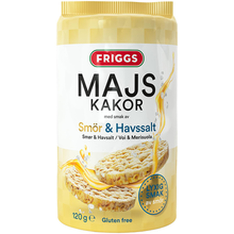 Friggs gluteenivabad maisigaletid või ja meresoolaga 120 g