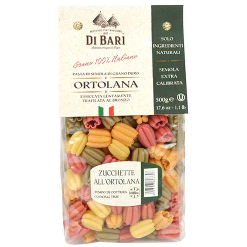 DI BARI Zucchette all'Ortolana (kolmevärviline) 500g