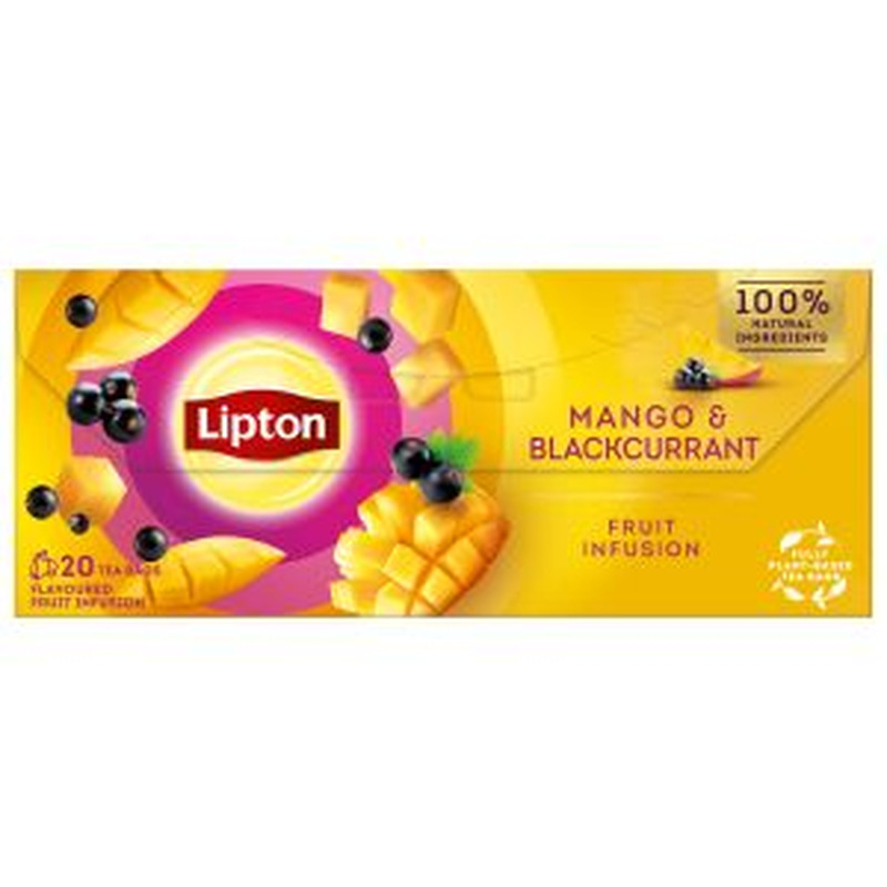 Lipton marjatee 20*1.7g mango-mustsōstra