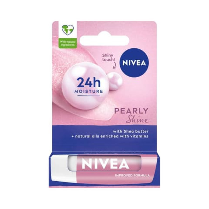 Hügieeniline huulepulk Nivea Pearly Shine 4,8g