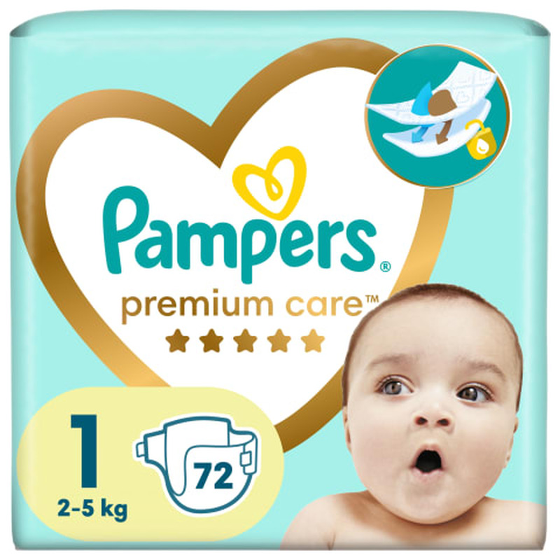 Püksmähkmed Pampers Premium VP S1 72tk