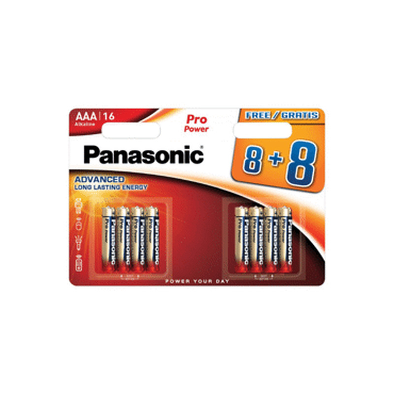 Patarei PANASONIC LR03PPG AAA 16tk