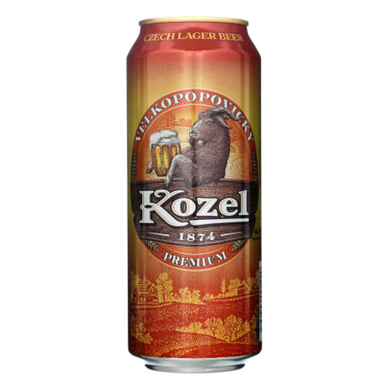 Õlu Velkopopovicky Kozel Premium Lager 4,6%vol 0,5l purk