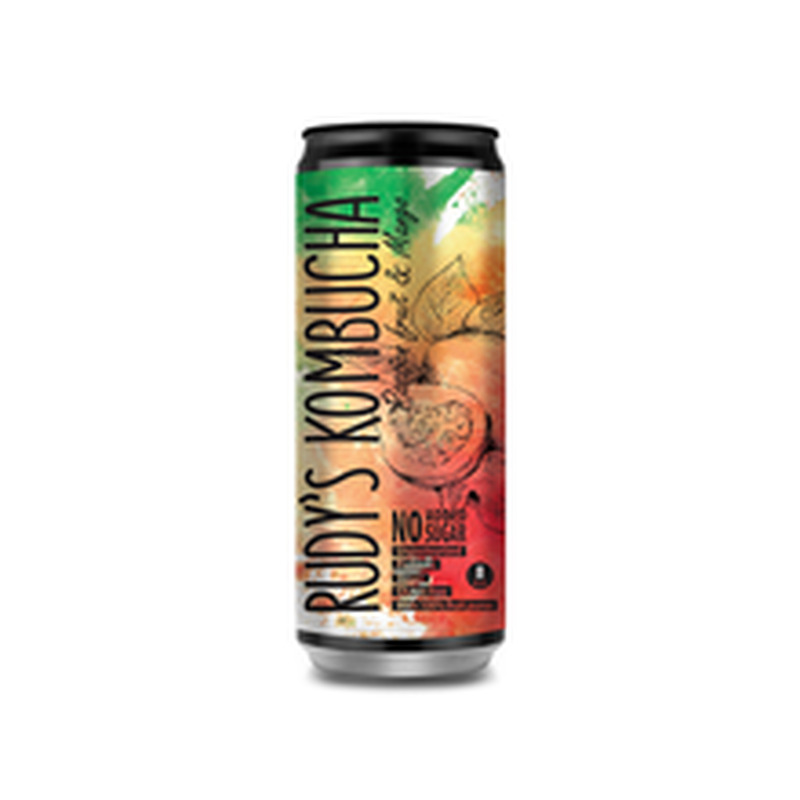 Rudy's Kombucha mango&passion fruit 330ml