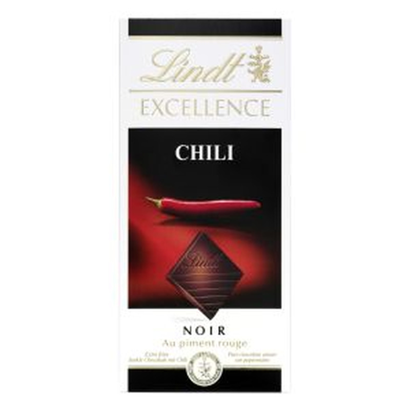 Tume šokolaad Excellence tšilliga, LINDT, 100g