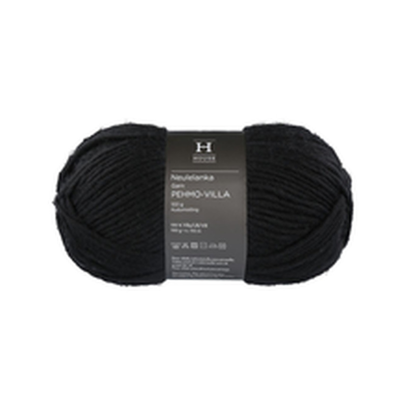 Lõng Softwool 100g 112706 Must