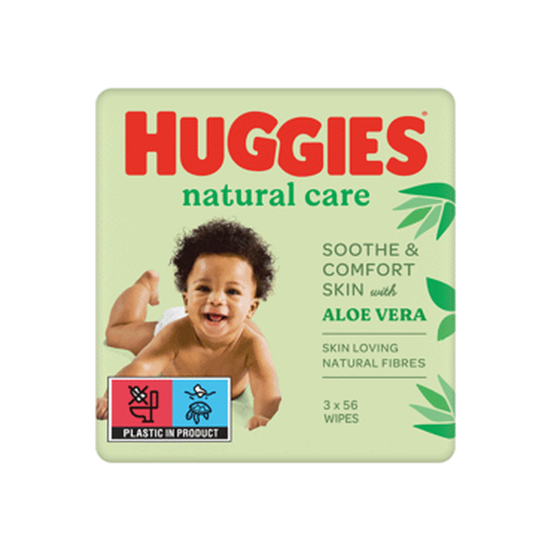 Salvrät.niisk. HUGGIES Natural Care 3x56