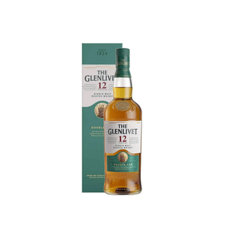 Whisky THE GLENLIVET 12YO 40% 700ml karp