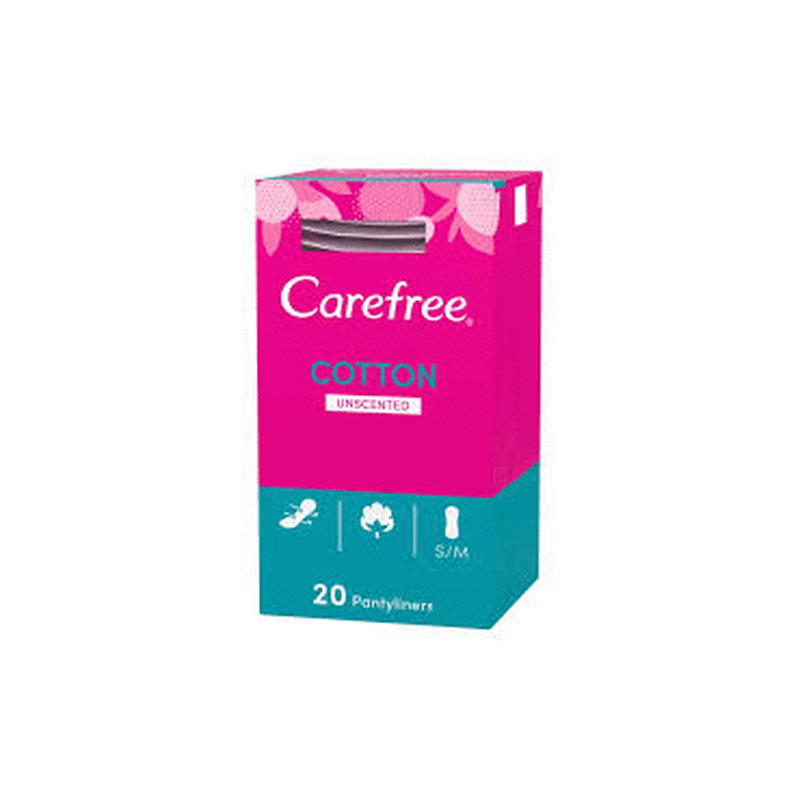 Pesukaitsmed CAREFREE Cotton extract20tk