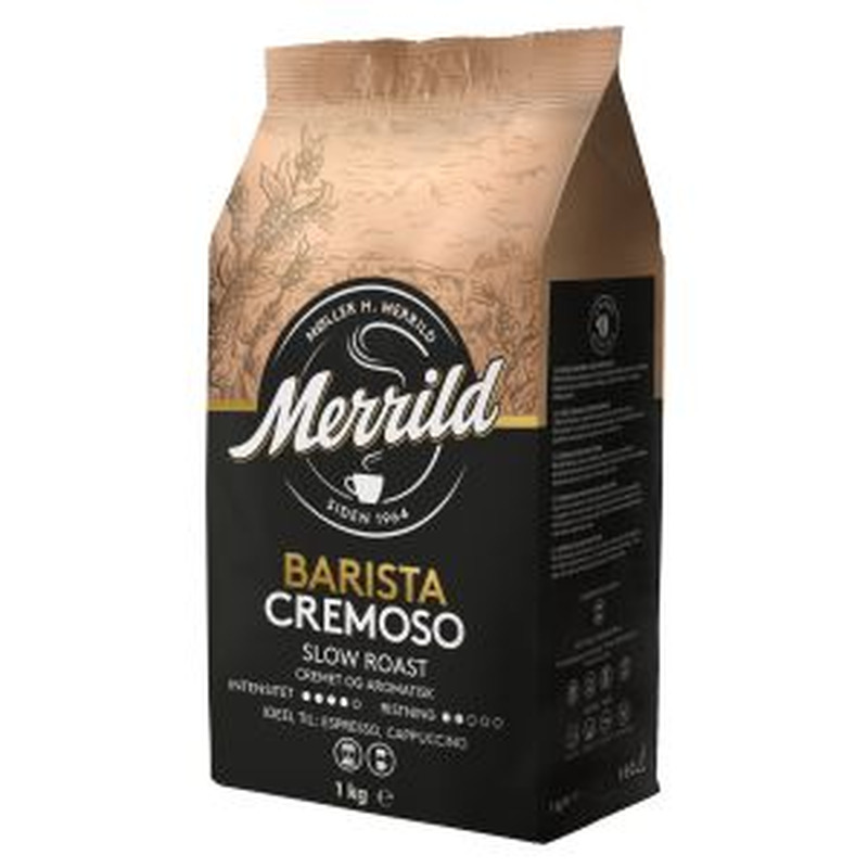 Kohvioad Barista Cremoso, MERRILD, 1 kg