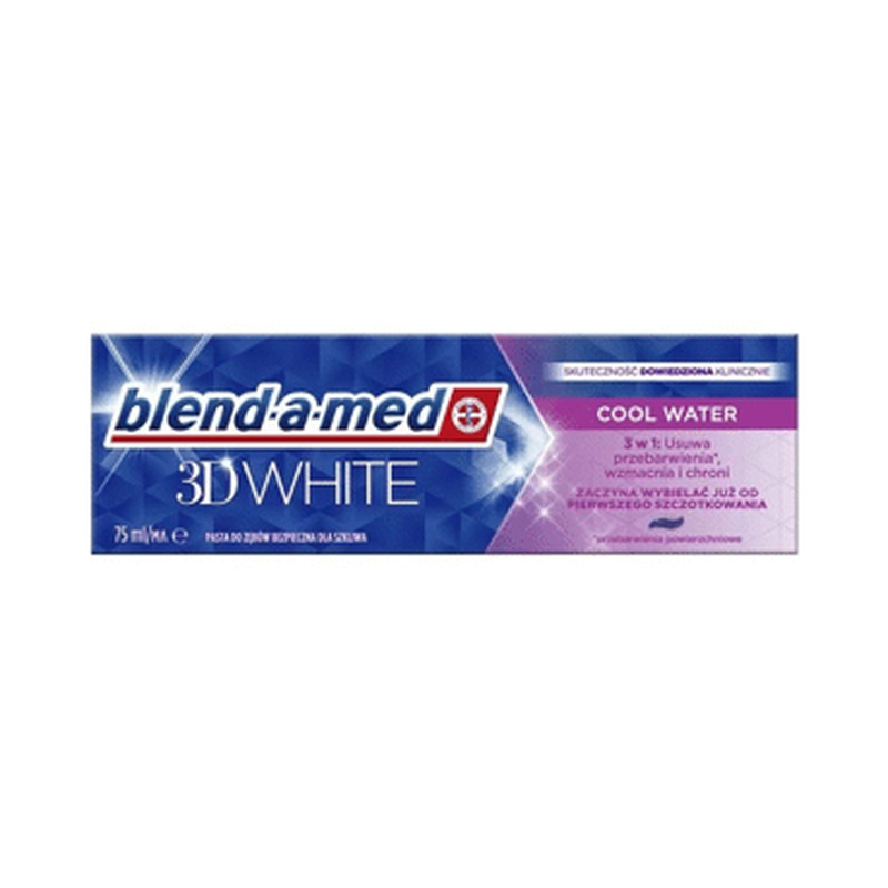 Hambapasta 3D White Cool Water, BLENDAMEND, 75 ml