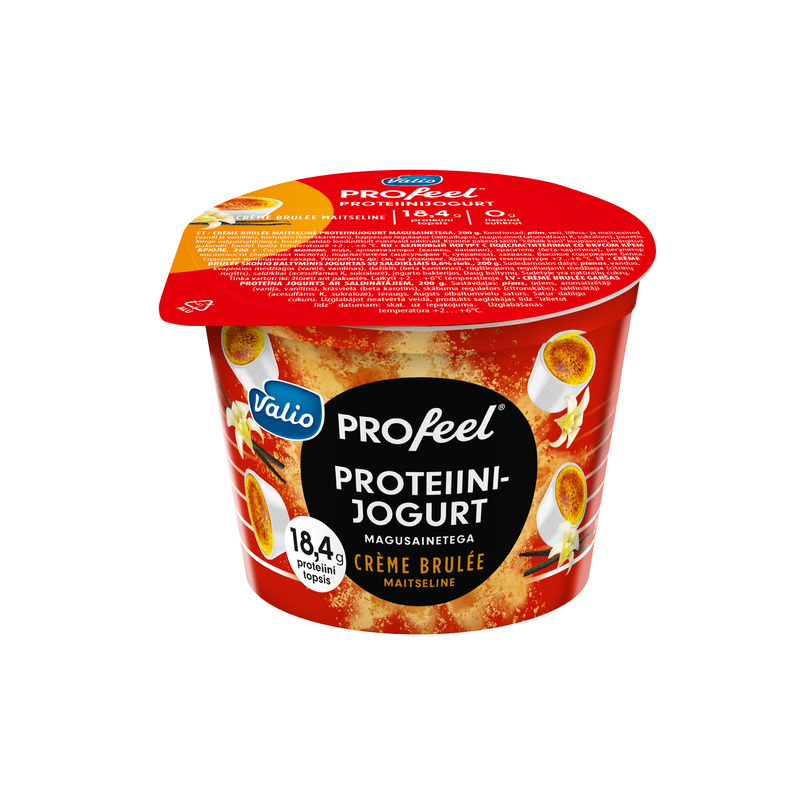 Proteiinijogurt crème brûlée Profeel, VALIO, 200 g