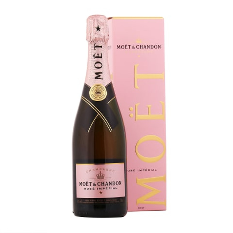 Kaitstud päritolunimetusega kvaliteetvahuvein Moet&Chandon Rose Imperial 0,75l