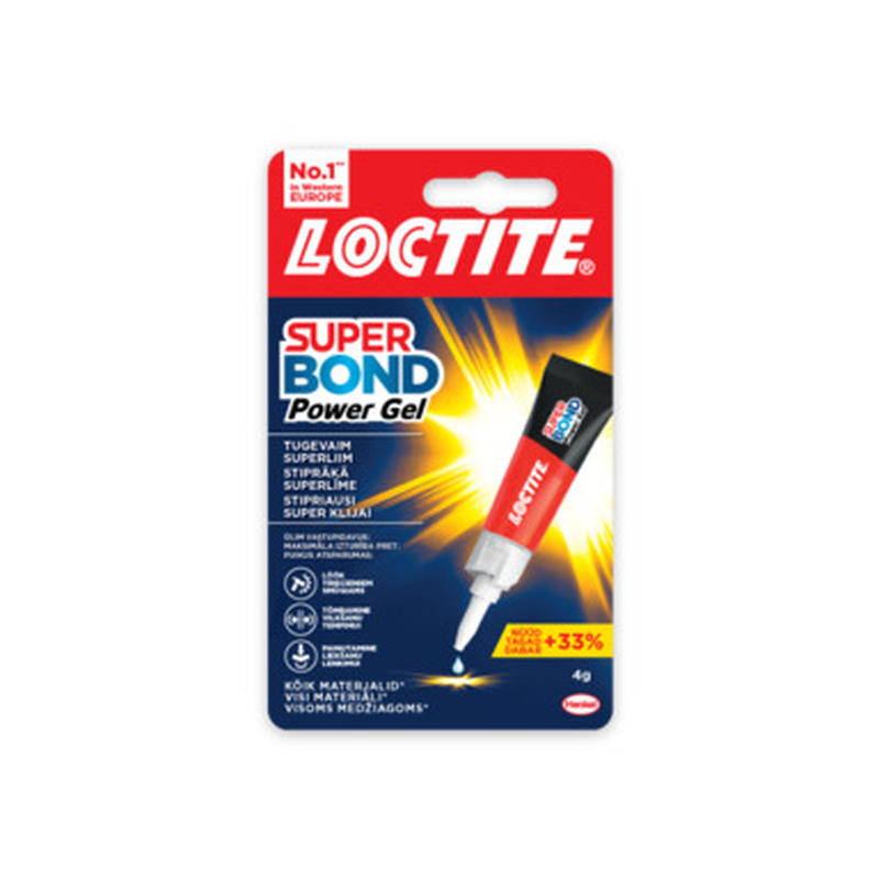 LOCTITE Super Bond Power gel Liim 4g