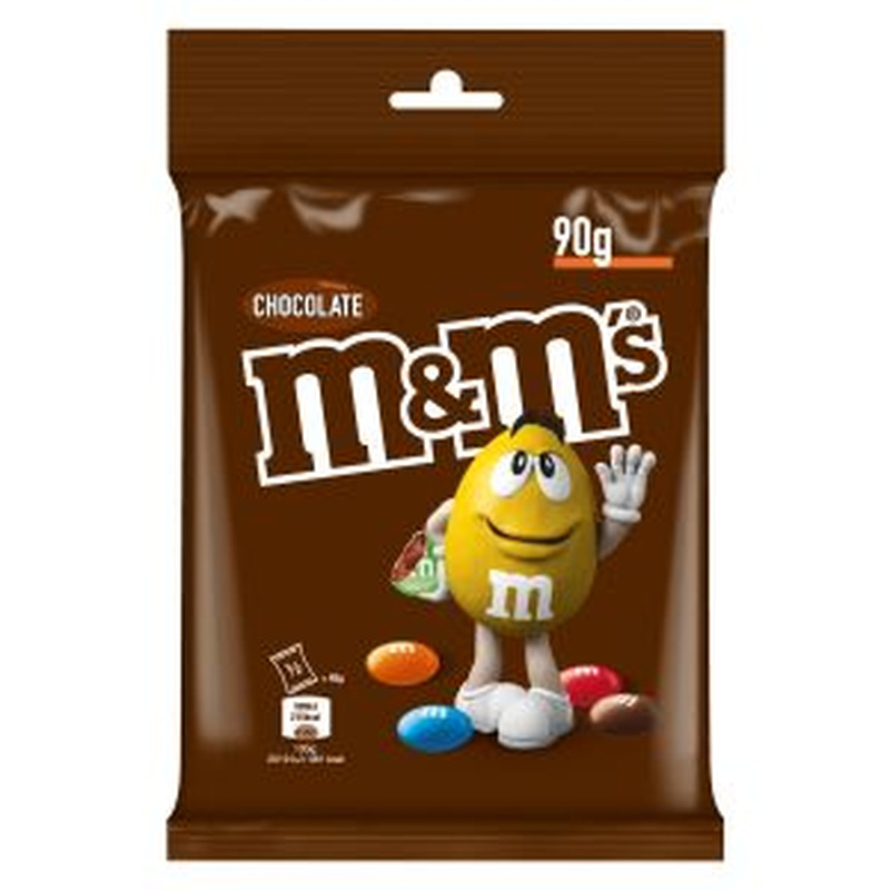 Šokolaadipastillid, M&M'S, 90 g